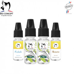 Recette e liquide DIY Pêche Melon Bioconcept