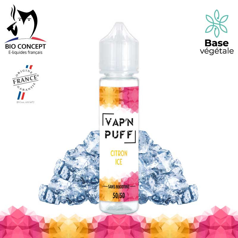 E liquide Citron ice Vap'n puff E liquide Citron ice Vap'n puff