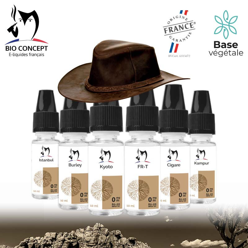 Pack découverte 6 E-liquides Classic Bruns Bioconcept Pack découverte 6 E-liquides Classic Bruns Bioconcept