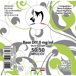 Base DIY 10L - 50% MPGV / 50% GV