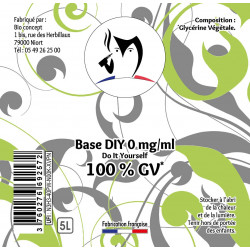 Base DIY 5L - 100% GV