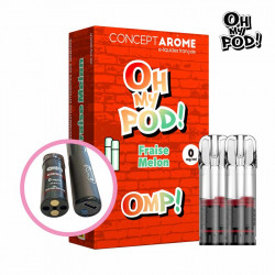 Cartouche Fraise Melon Oh My Pod! Concept Arôme