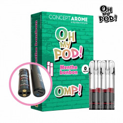 Cartouche Menthe bonbon Oh My Pod! Concept Arôme