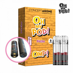 Cartouche Pêche Oh My Pod! Concept Arôme