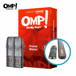 Cartouche Fraise Melon OMP! Concept Arôme