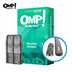 Cartouche Menthe bonbon OMP! Concept Arôme