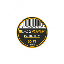 Fil résistif Kanthal A1 30 FT 24 GA E-cig Power