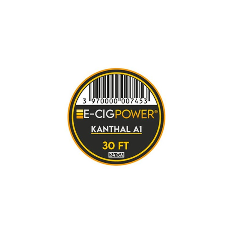Fil résistif Kanthal A1 30 FT 24 GA E-cig Power