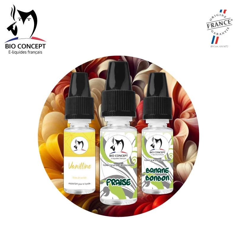 Arômes recette e liquide DIY Smoothie Banane Fraise