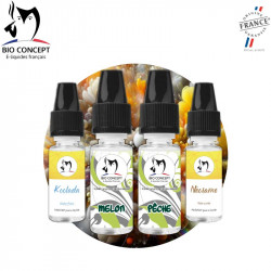 Recette e liquide DIY Pêche Melon Bioconcept