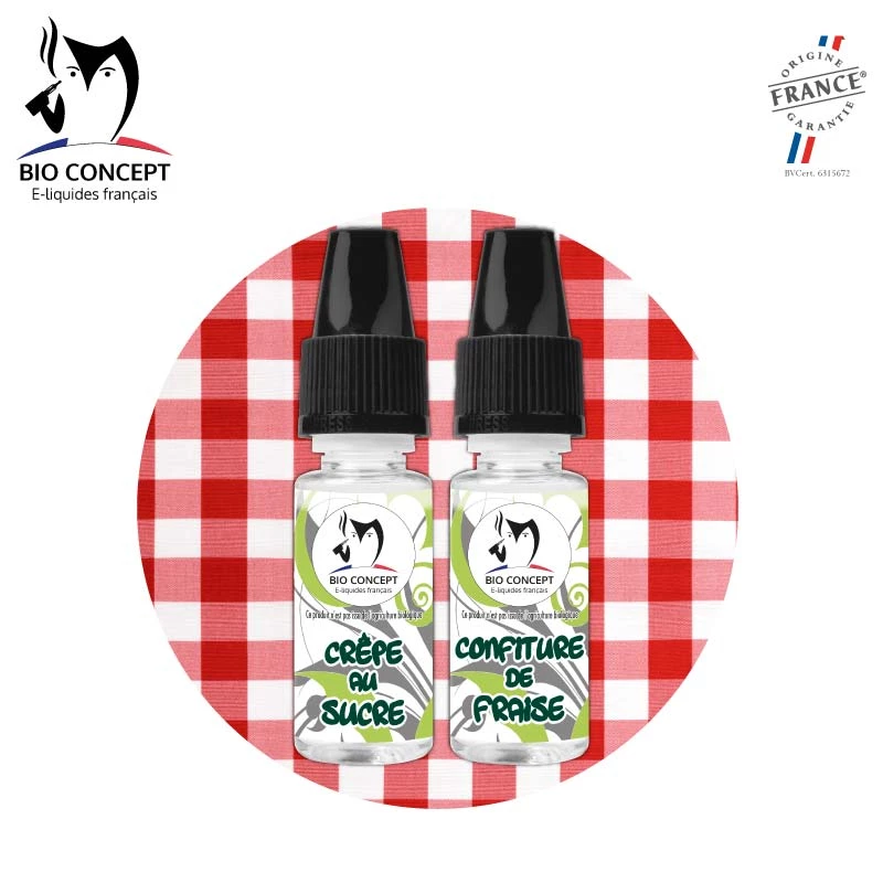 Recette e liquide DIY crêpe à la fraise