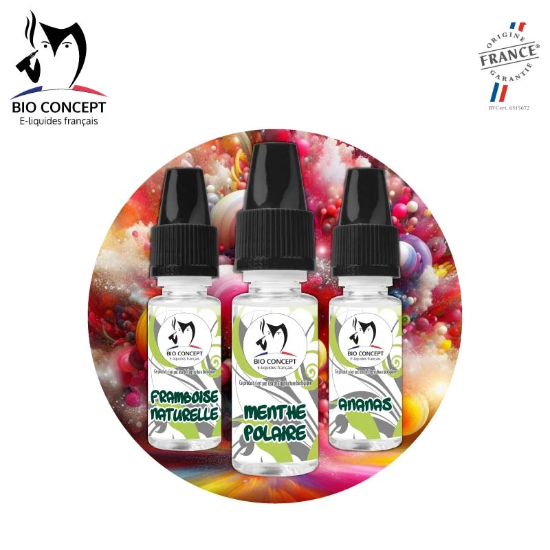 Recette e liquide diy Sorbet framboise ananas