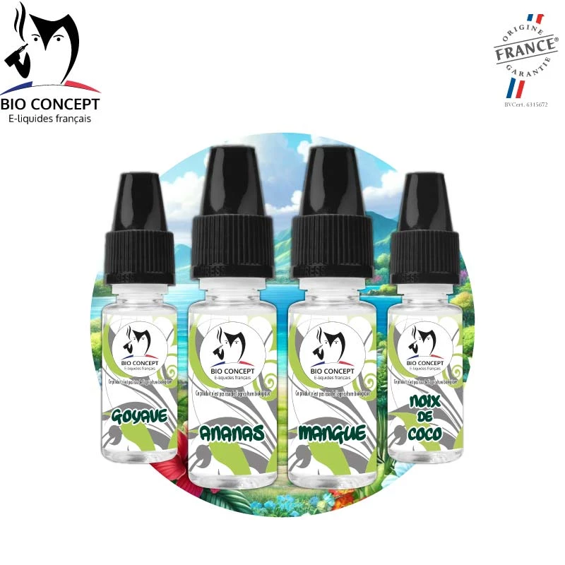 Recette e liquide diy sweet tropico