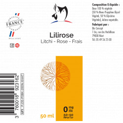 E-liquide Lilirose - 50ml