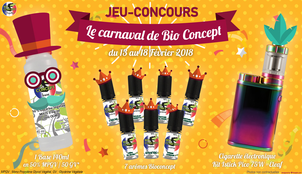 Jeu-Concours "Le carnaval de Bio Concept"