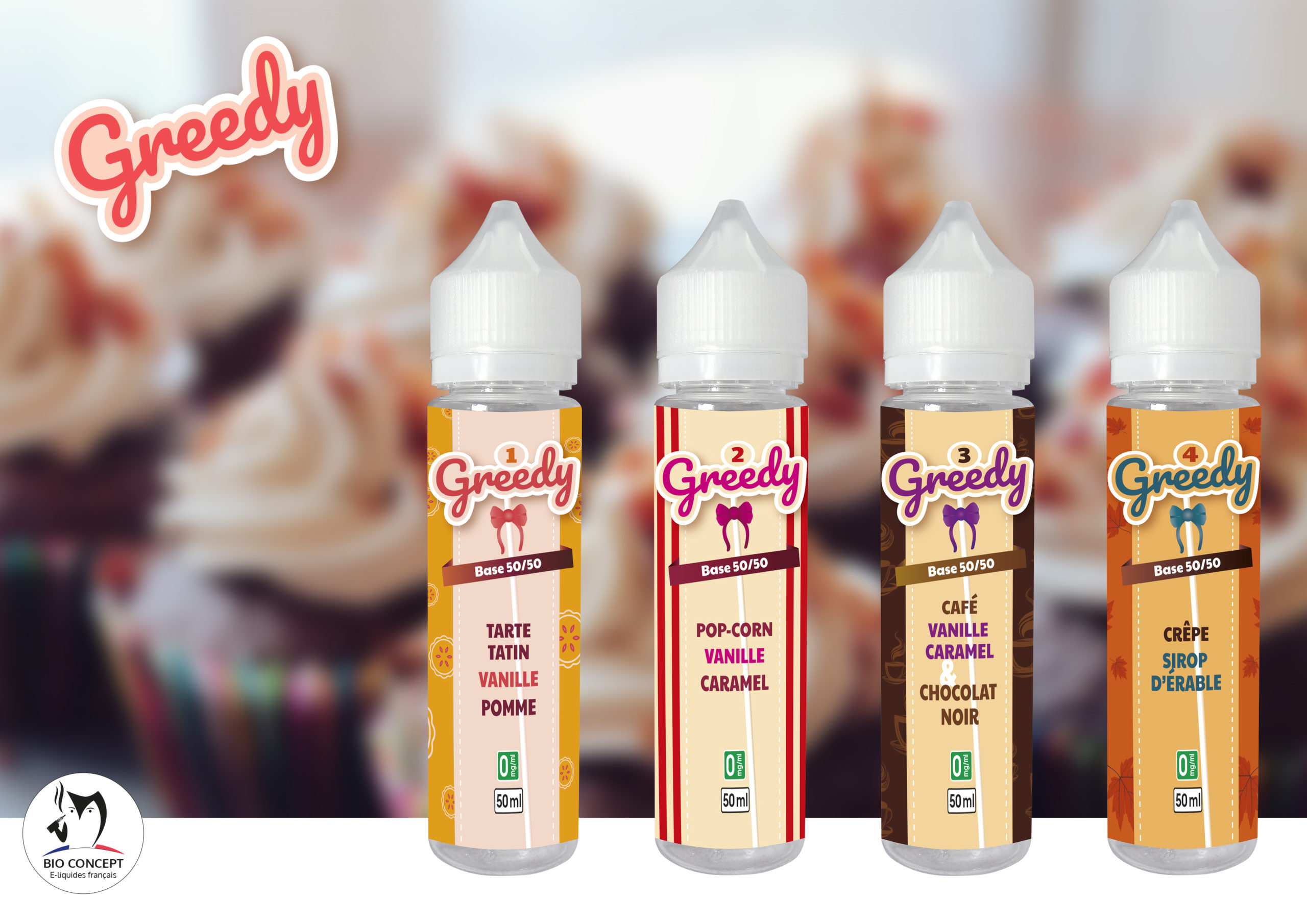 Greedy, la gamme d'e-liquides gourmands !