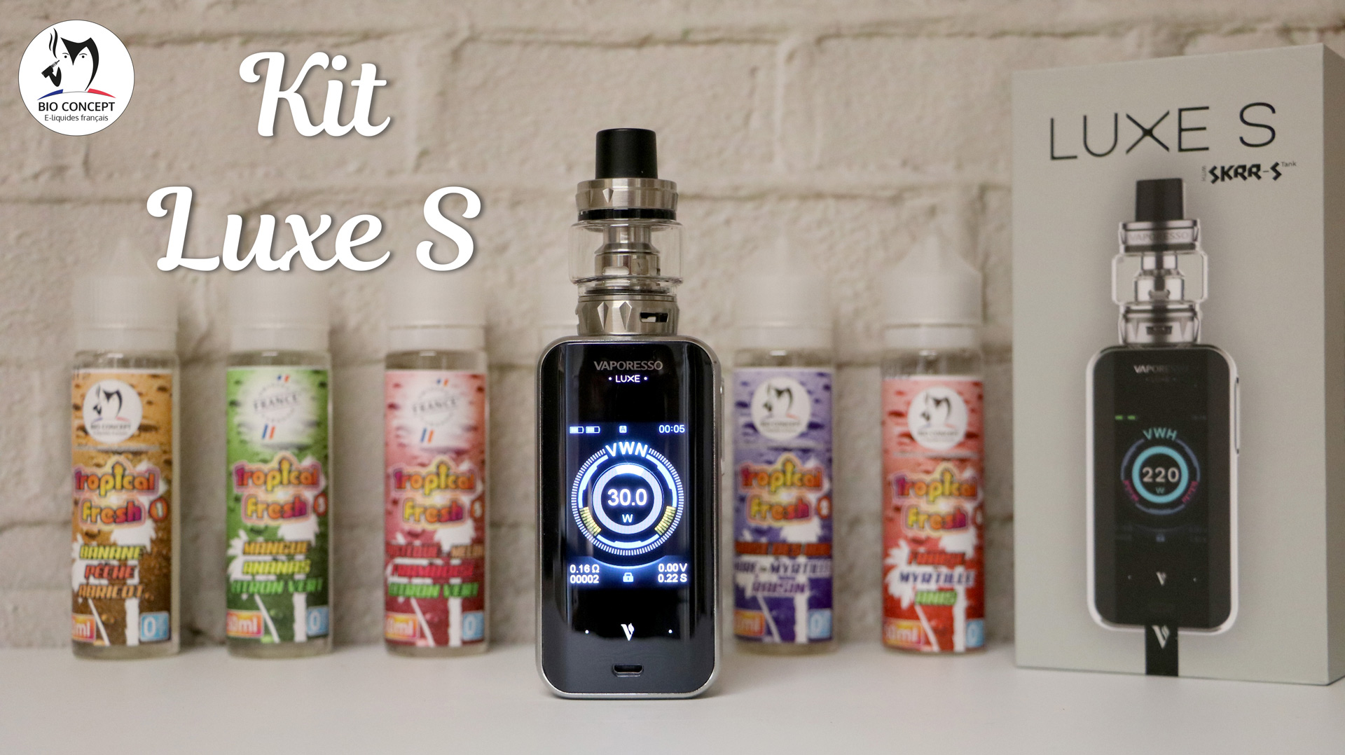 Bio Lab' du kit Luxe S Vaporesso