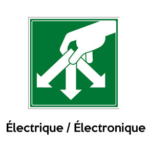 logo recyclage matériel électrique électronique