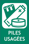 logo recyclage piles usagées