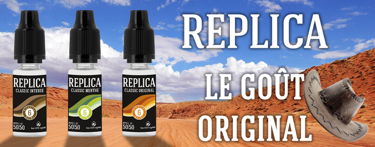 Gamme eliquides Replica Bioconcept