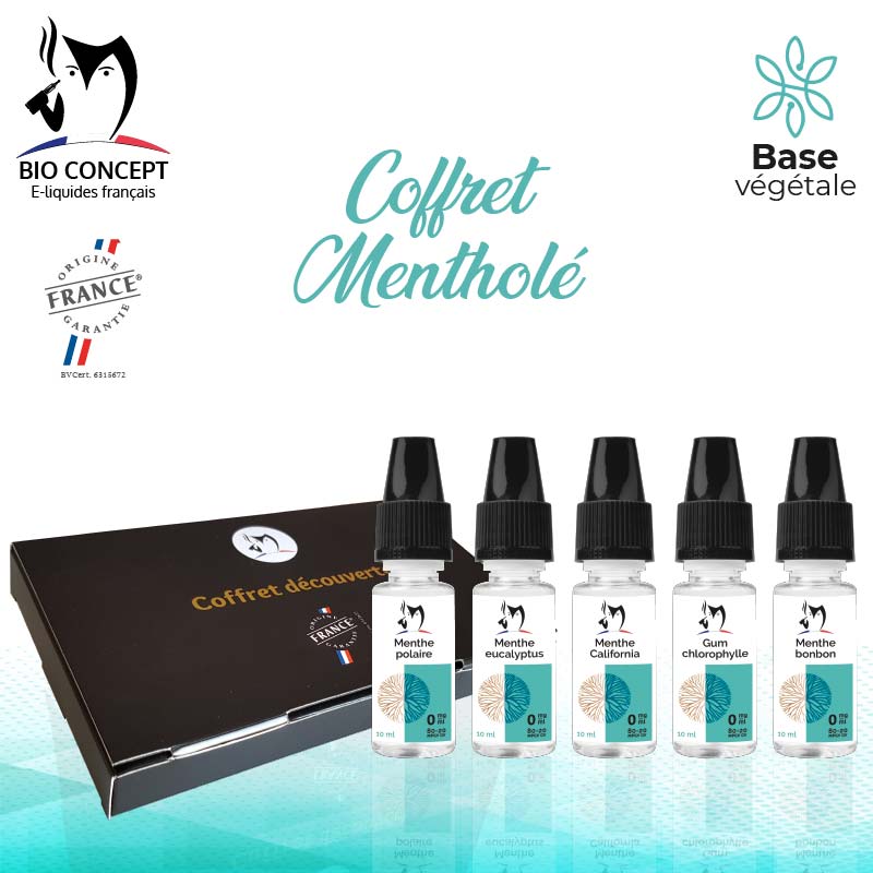 Coffret e liquides mentholé Bioconcept