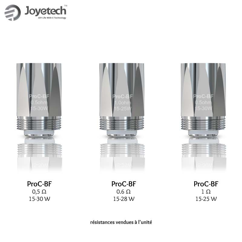 Résistances proc bf Cubis 2 de joyetech