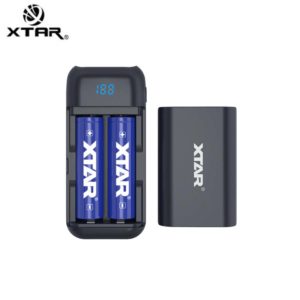 Chargeur portable accus PB2 XTAR ouvert