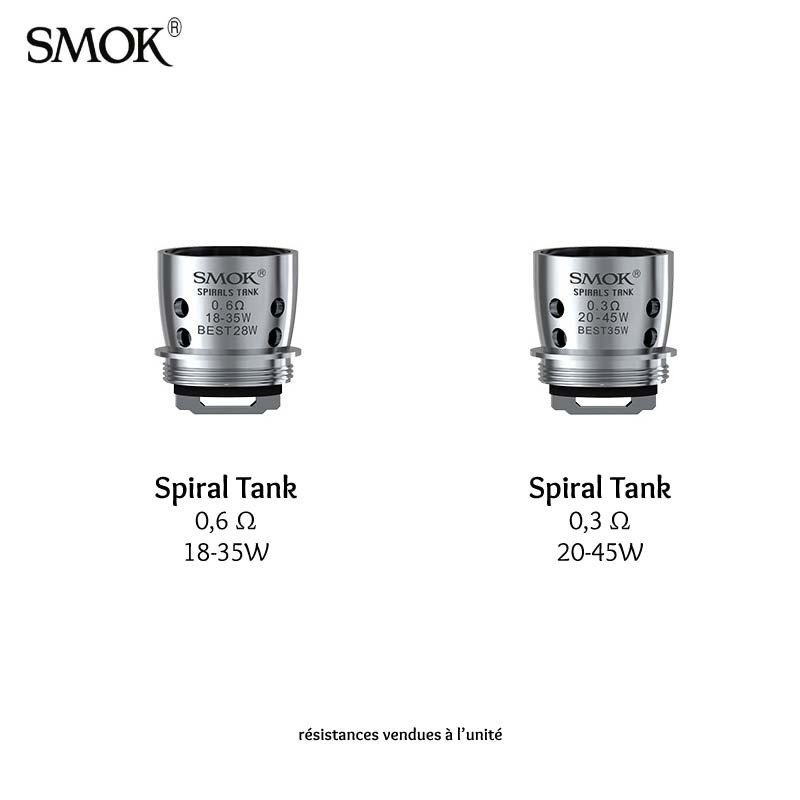 Résistances Spiral Tank (boîte de 5) Smok