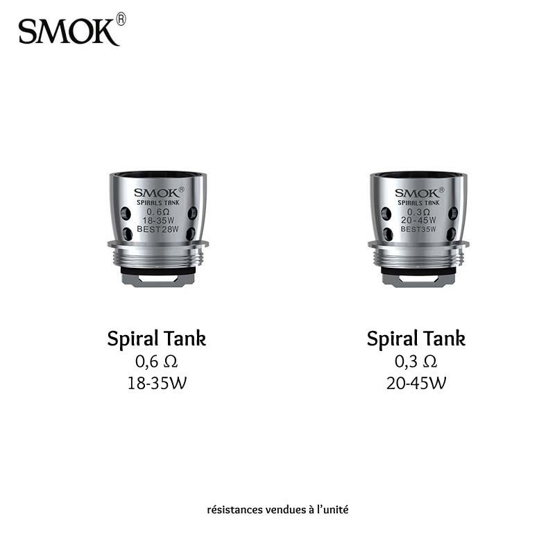 Résistances Spiral Tank (boîte de 5) Smok