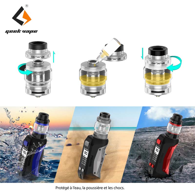 Remplissage Kit Aegis mini 80W Geek Vape